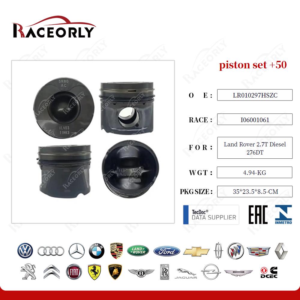 piston set +50 （产品无OE用的缸体总成OE） for Land Rover 2.7T Diesel 276DT