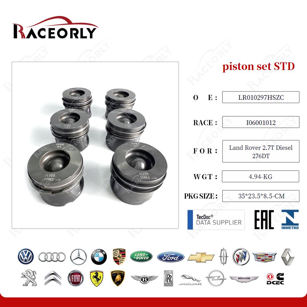 piston set STD （产品无OE用的缸体总成OE） for Land Rover 2.7T Diesel 276DT