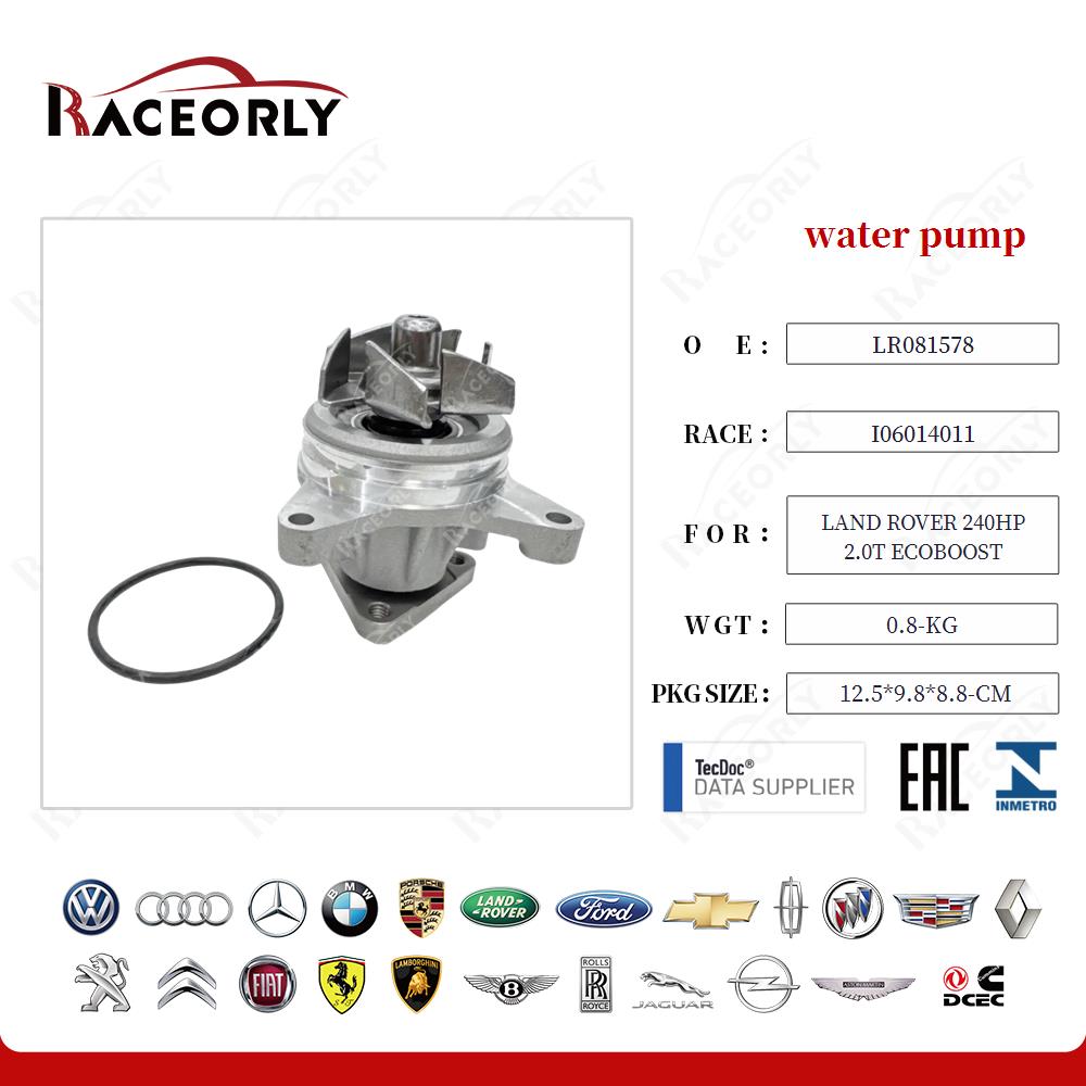 Bomba de água LR081578 para LAND ROVER 240HP 2.0T ECOBOOST