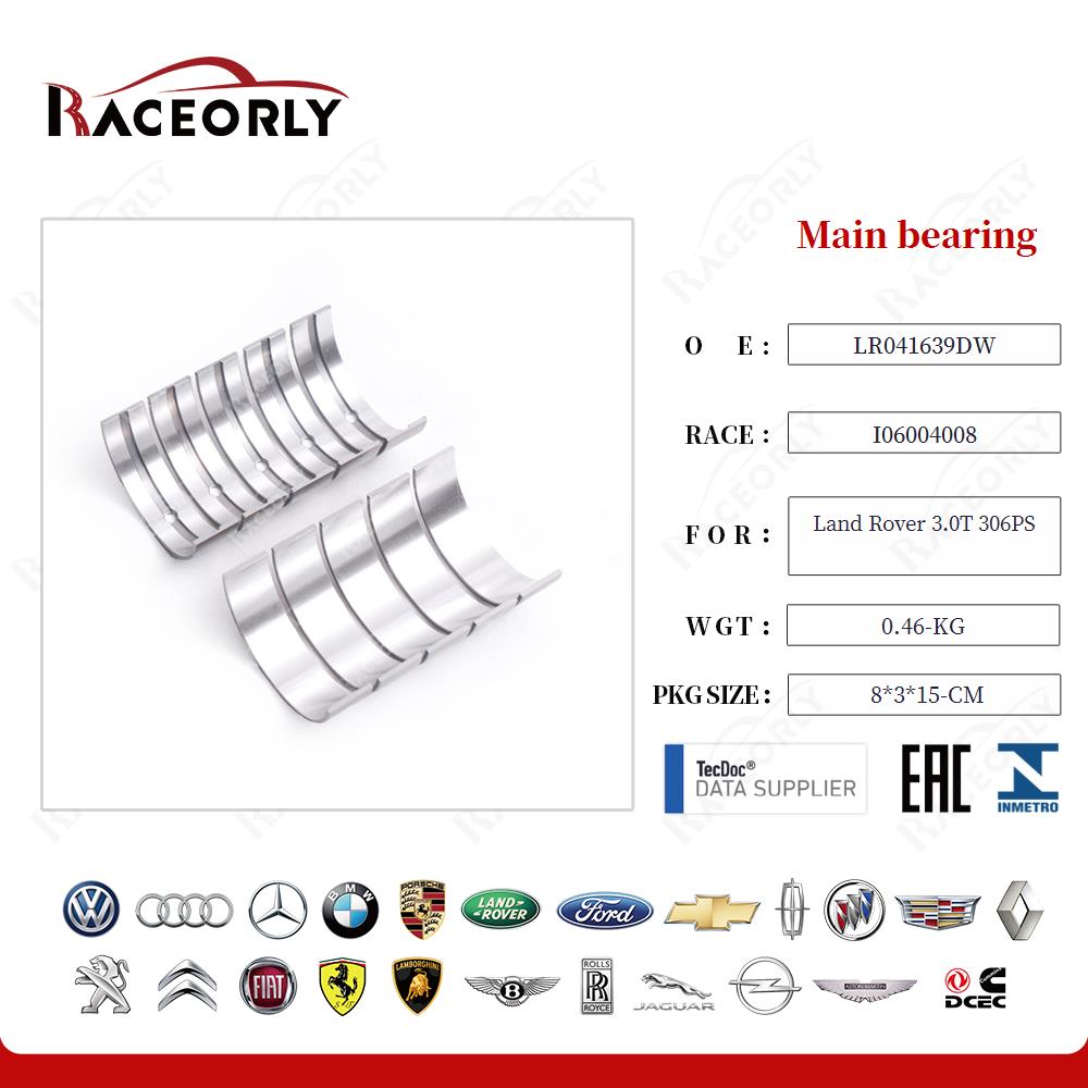 Main bearing （产品无OE用的缸体总成OE） for Land Rover 3.0T 306PS