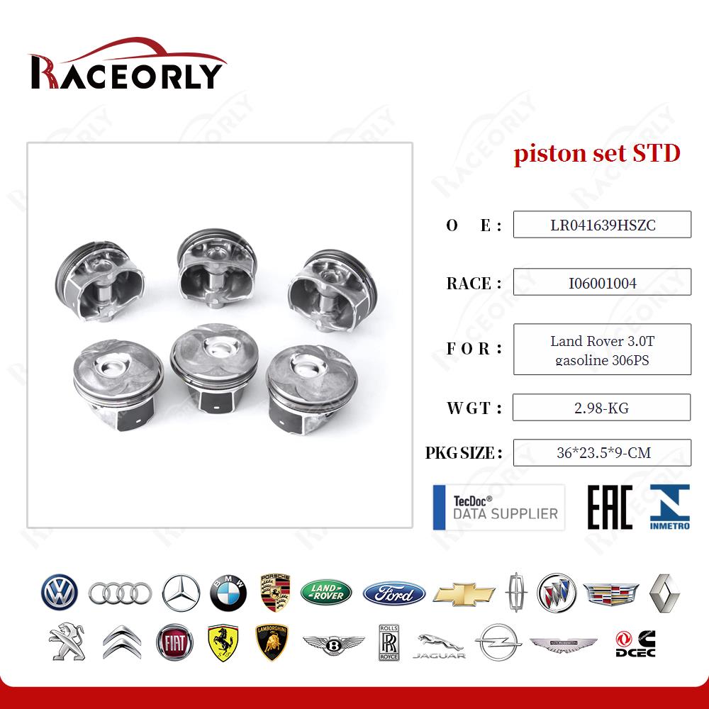piston set STD （产品无OE用的缸体总成OE） for Land Rover 3.0T gasoline 306PS