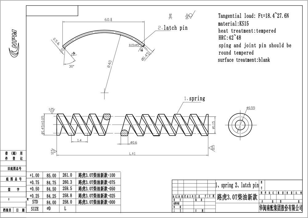 Land Rover 3.0T neuer Dieselkolbenring Standard LR082722-18
