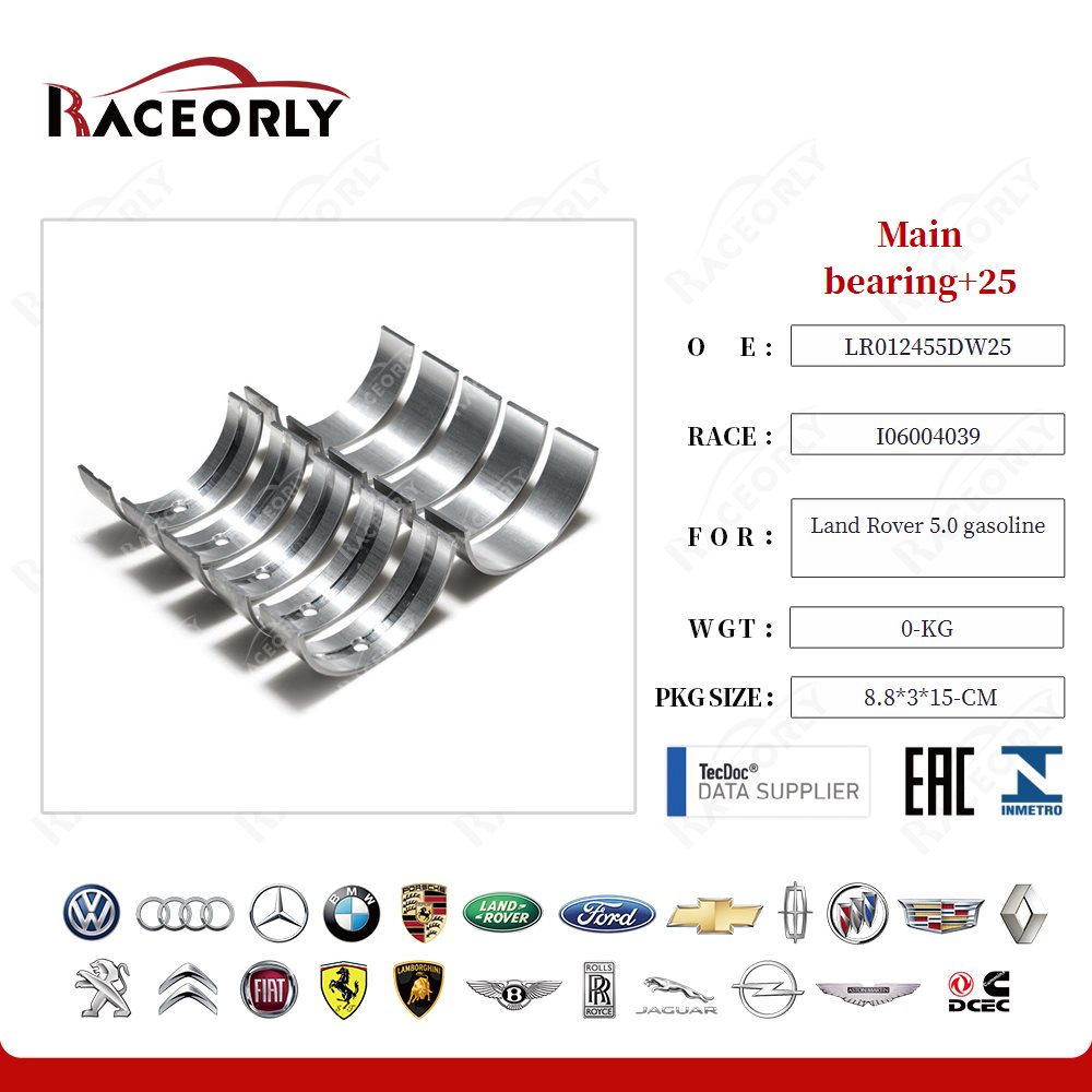 Main bearing+25 （产品无OE用的缸体总成OE） for Land Rover 5.0 gasoline