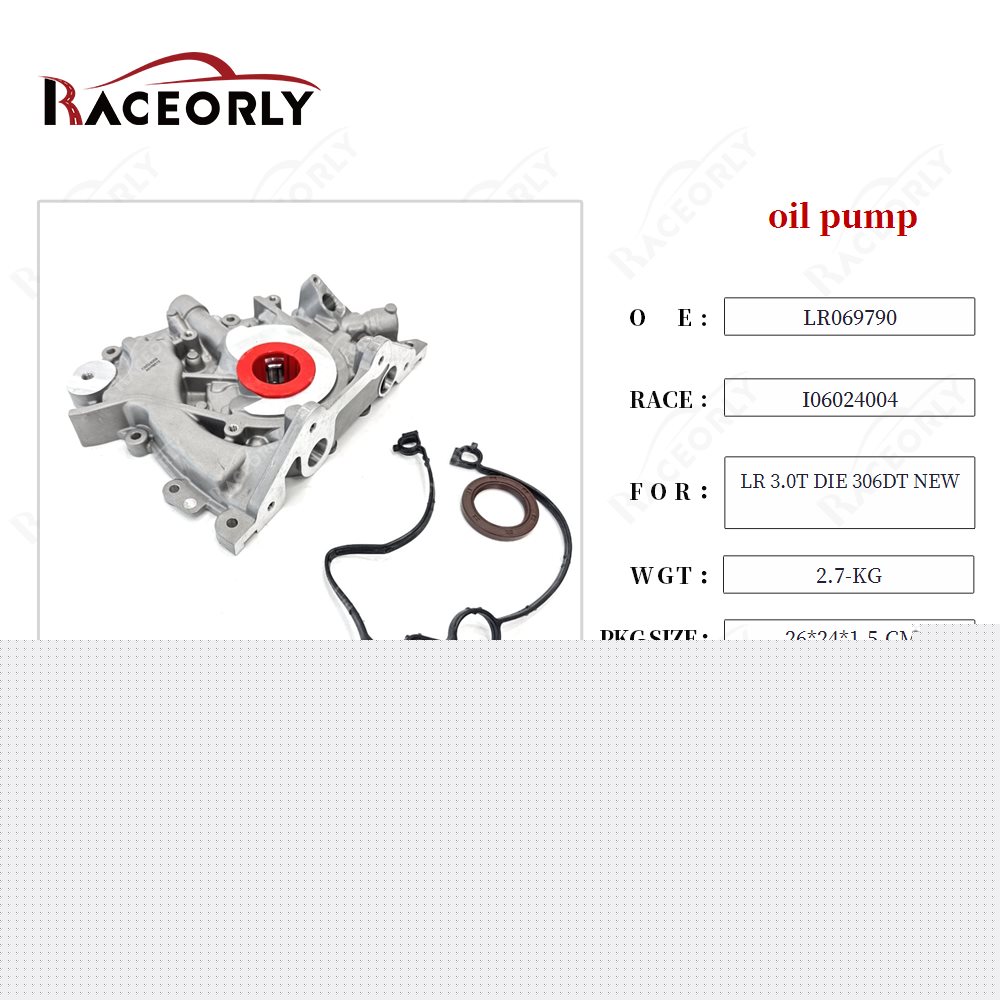 oil pump I06013004 for LR 3.0T DIE 306DT NEW