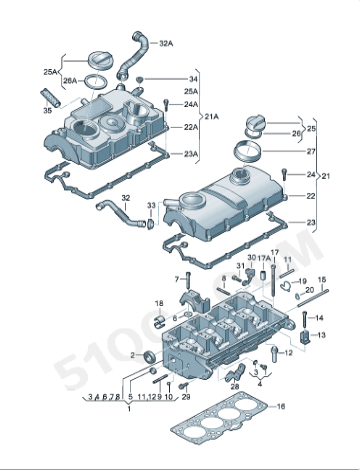 maitwei-beetle-1.9-2.0t-cylinder-head-038103351d-8