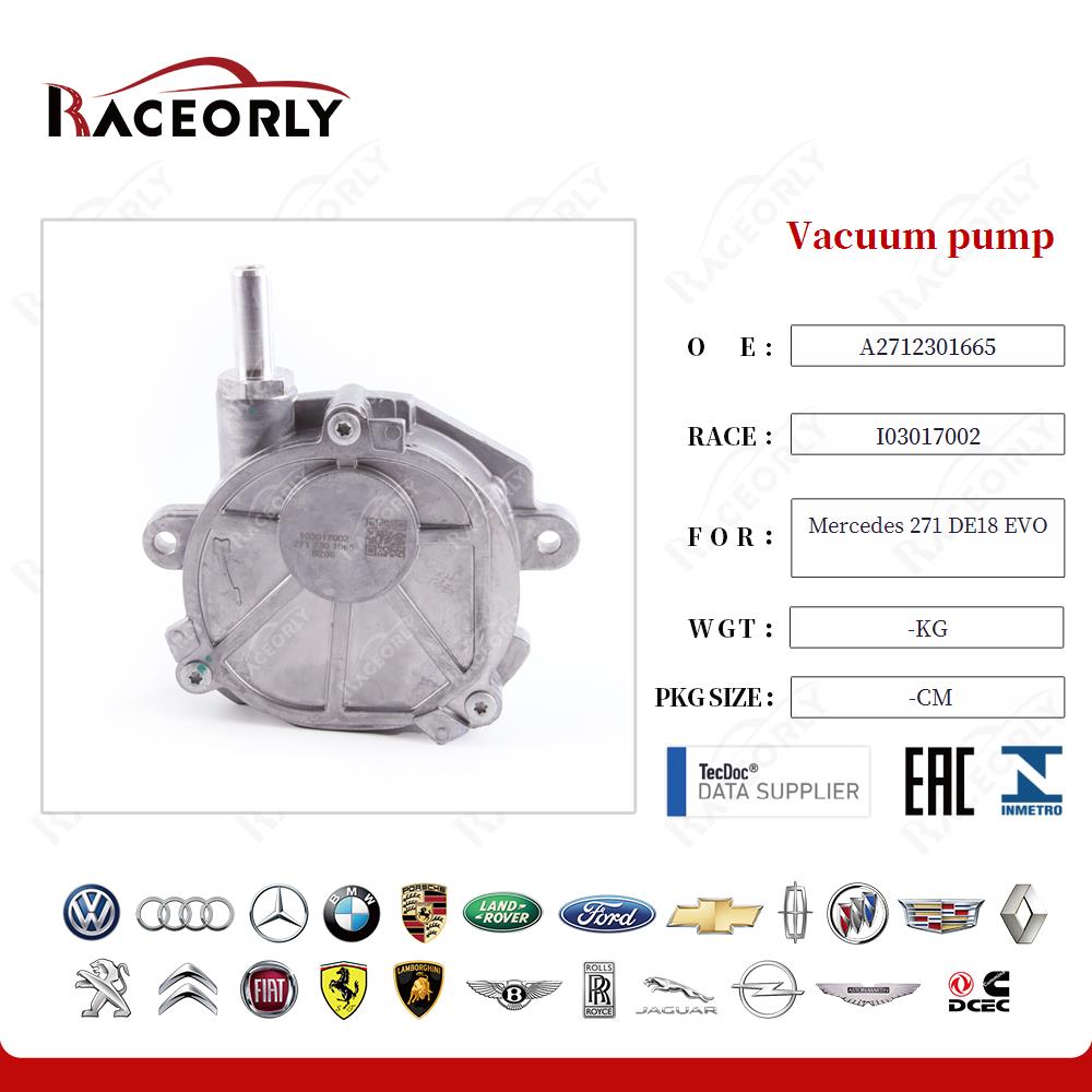 Vacuum pump A2712301665 for Mercedes 271 DE18 EVO