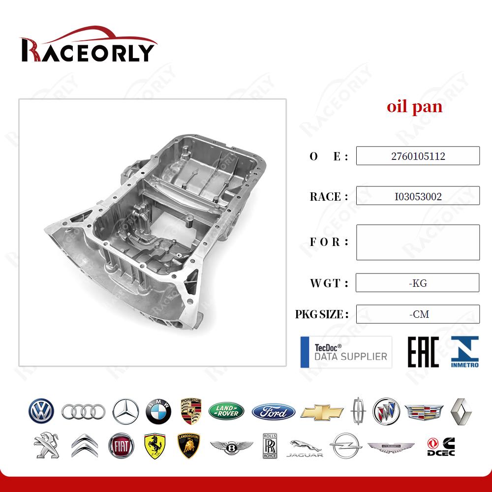 Oil pan (aluminum) 2760105112 for Mercedes Benz 276 3.0T