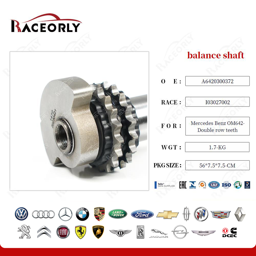 mercedes-benz-om642--eje de equilibrado de doble hilera de dientes-a6420300372-18
