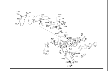 mercedes-benz-w204-w212-r172-271-turbocharger-a2710903480