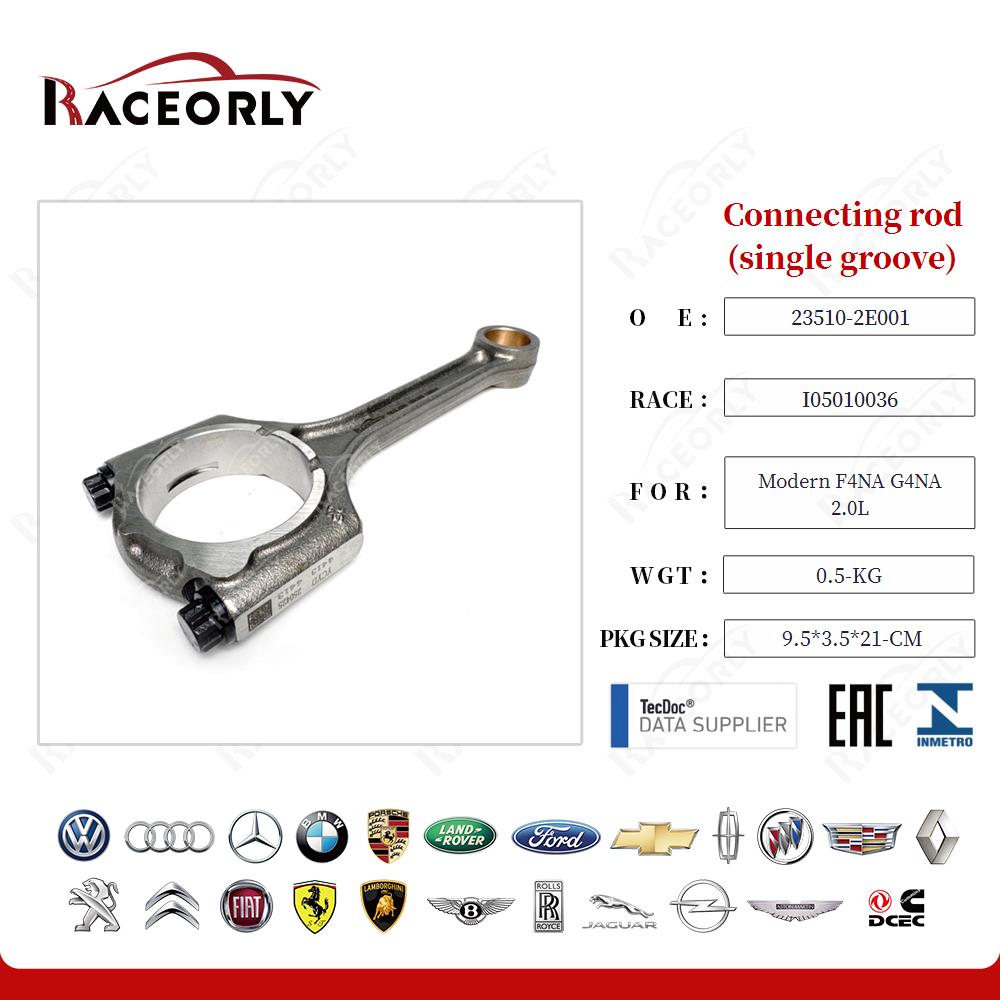 Connecting rod (single groove) 23510-2E001 for Modern F4NA G4NA 2.0L