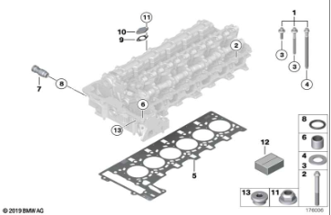 new-bmw-n52b25-gasket-kit-11127571963