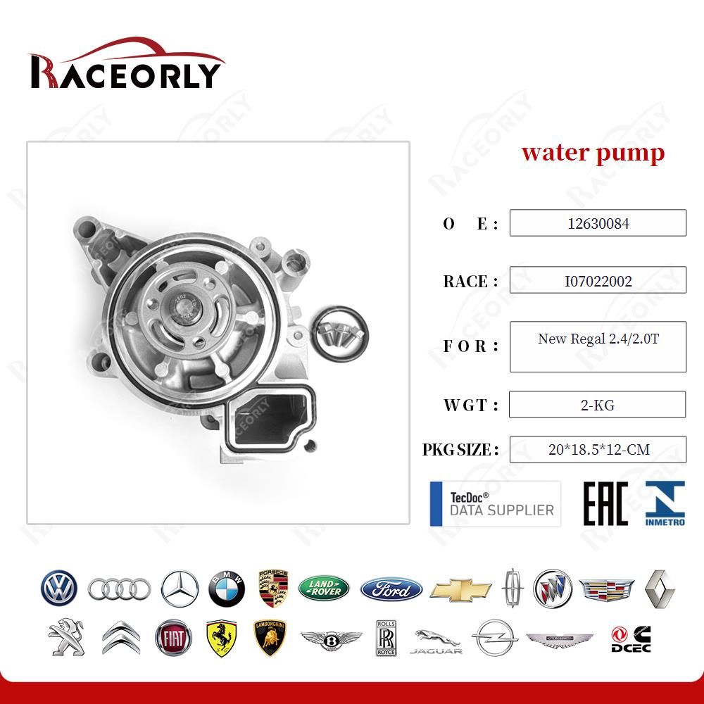 water pump 12624936 for New Regal 2.4/2.0T