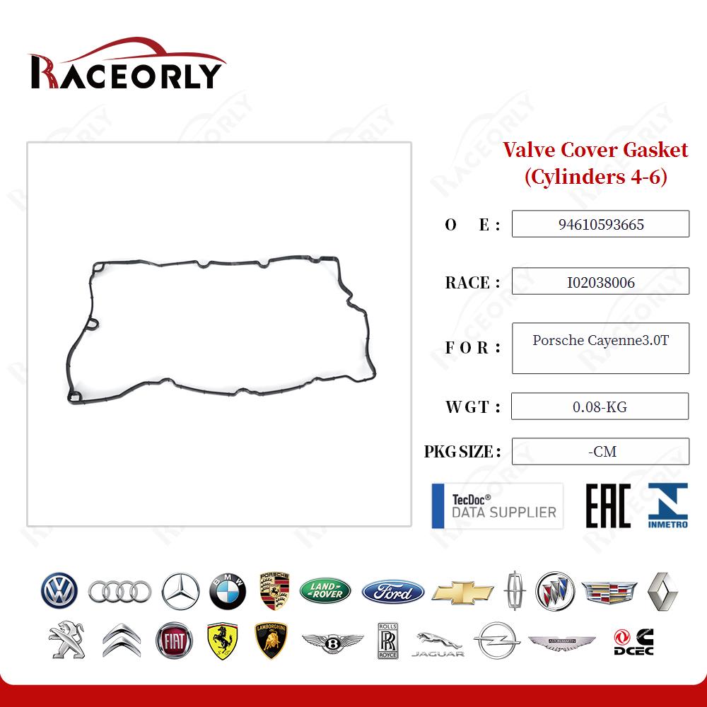 Valve Cover Gasket (Cylinders 4-6) 94610593665 for Porsche Cayenne3.0T