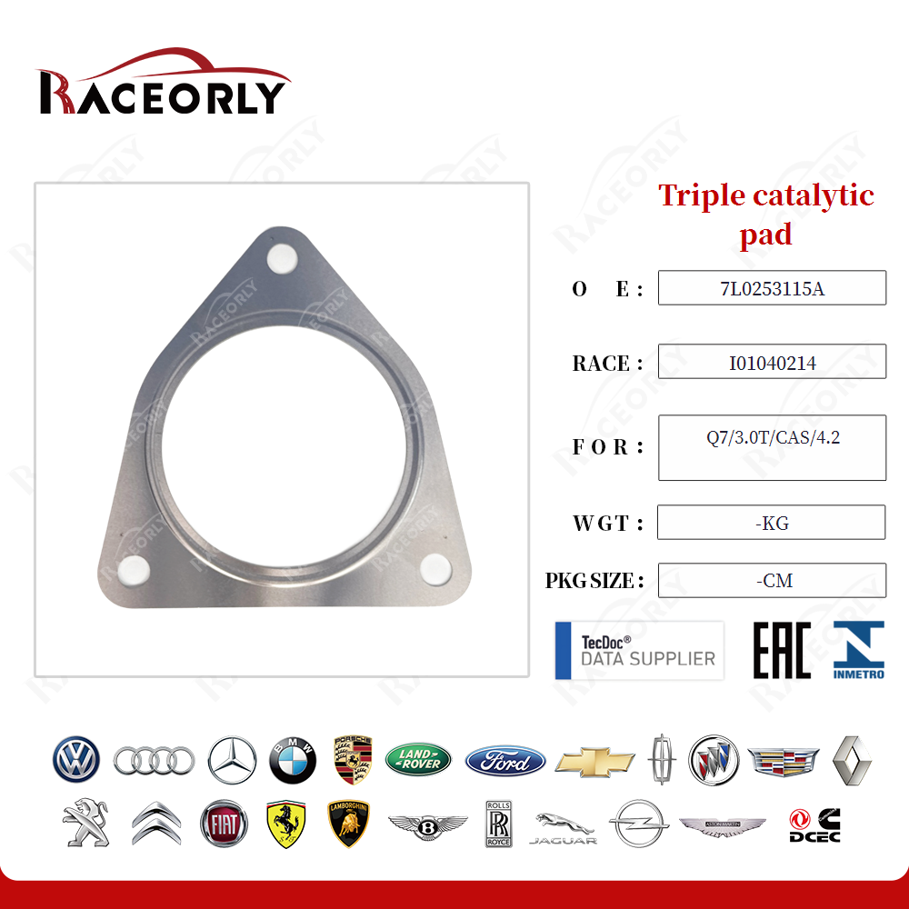 Triple catalytic pad 7L0253115A for Q7/3.0T/CAS/4.2