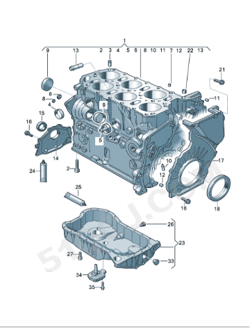 q7-touareg-3.6-crankshaft-rear-oil-seal-022103151d-4
