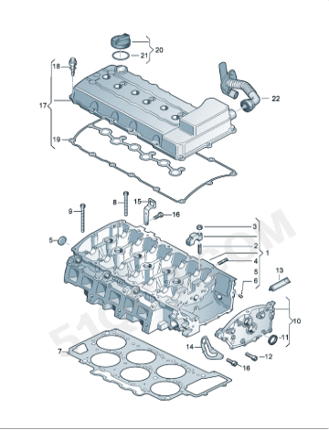 q7-touareg-3.6-valve-cover-gasket-03h103483e-4