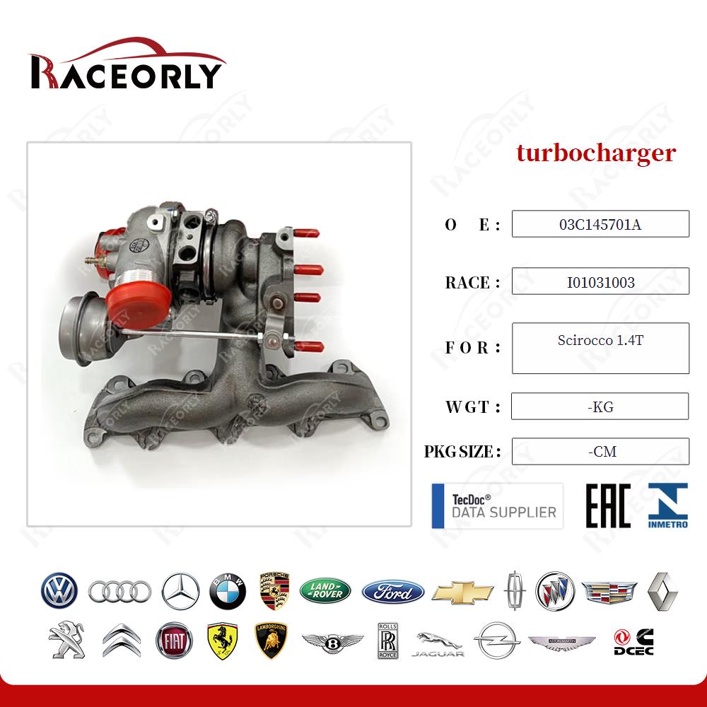 turbocharger 03C145701P for Scirocco 1.4T