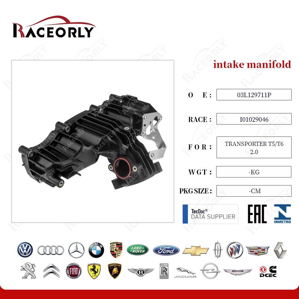 intake manifold 03L129711P for TRANSPORTER T5/T6 2.0