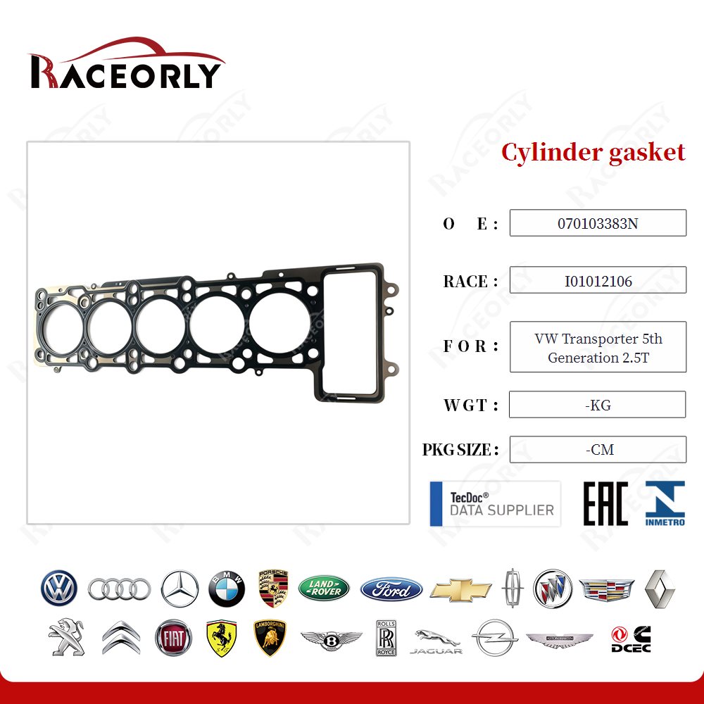 Junta de cilindro 070103383A para VW Transporter de 5ª generación 2.5T